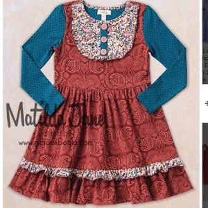 Matilda Jane Teresa Lap Dress Girls Size 6